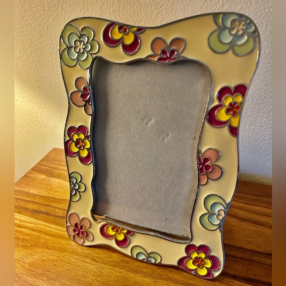 Sonoma Other - Sonoma Metal Boho Multi Color Flower photo frame 6” X 7 1/2”